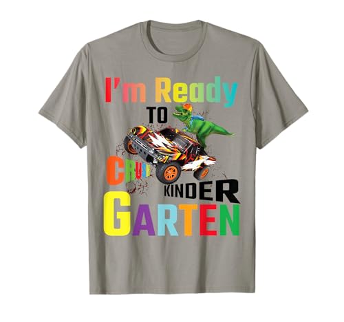 I'm Ready to Crush Kindergarten Boys Back to School Dinosaur T-Shirt von Back To School Shirts,Dinosaur Kindergarten Shirt