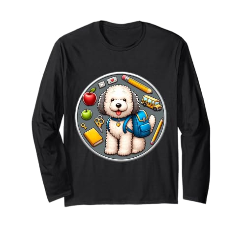 Spanischer Wasserhund für Jungen, Mädchen, Schüler, Kinder Langarmshirt Spanischer Wasserhund für Jungen, Mädchen, Schüler, Kinder Langarmshirt von Back To School Spanish Water Dog Products