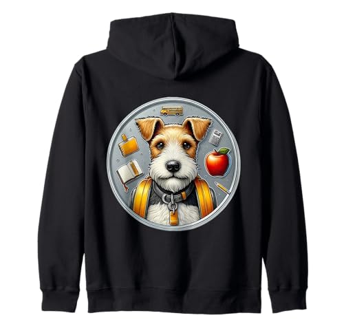Back To School Wire Fox Terrier Hund Jungen Mädchen Student Kinder Kapuzenjacke Back To School Wire Fox Terrier Hund Jungen Mädchen Student Kinder Kapuzenjacke von Back To School Wire Fox Terrier Dog Products