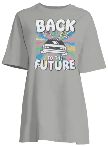 Back To Future Damen Wobafudtb001 Nachthemd, hellgrau, 36 von Back To The Future