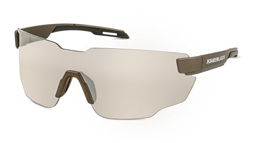 Back in Back Unisex Shield Sportbrille/Schnelle Brille, Fahrradbrille, Sonnenbrillen für Damen & Herren/100% UV-Schutz F2511024 von Back in Black