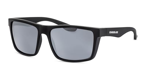 Back in Black Polarisierte Herren Sonnenbrille/Rechteckige Outdoor Sport Sonnenbrille/100% UV-Schutz F2511624 von Back in Black