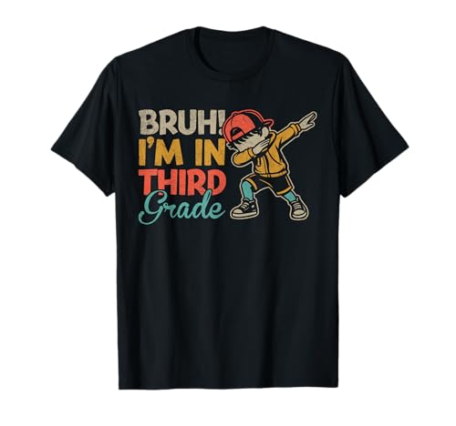 Bruder, ich Bin in der dritten Klasse und betäube den ersten Schultag eines Jungen T-Shirt von Back to School By OA Co