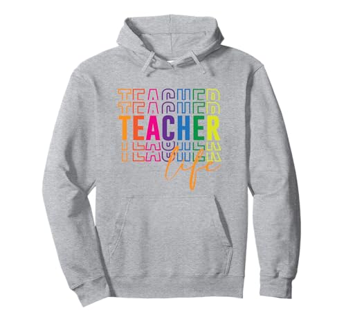 Buntes Retro-Lehrer-Schwimmshirt für Frauen und Pädagogen Pullover Hoodie von Back to School Cute Aesthetic Teacher Outfit Tee