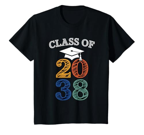 Klasse von 2038 Junge Mädchen zurück zur Schule T-Shirt Klasse von 2038 Junge Mädchen zurück zur Schule T-Shirt von Back to School Vibes