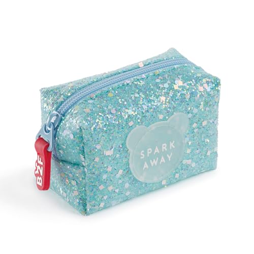 Back2Fun Uni Kinder Monedero Purpurina Azul B2f Reisezubehör-Brieftasche, blau von Back2Fun