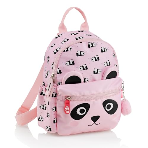 Back2Fun Unisex Kinder Mochila Mini 2 Comp. Panda B2f Rucksack, Rose Back2Fun Unisex Kinder Mochila Mini 2 Comp. Panda B2f Rucksack, Rose von Back2Fun