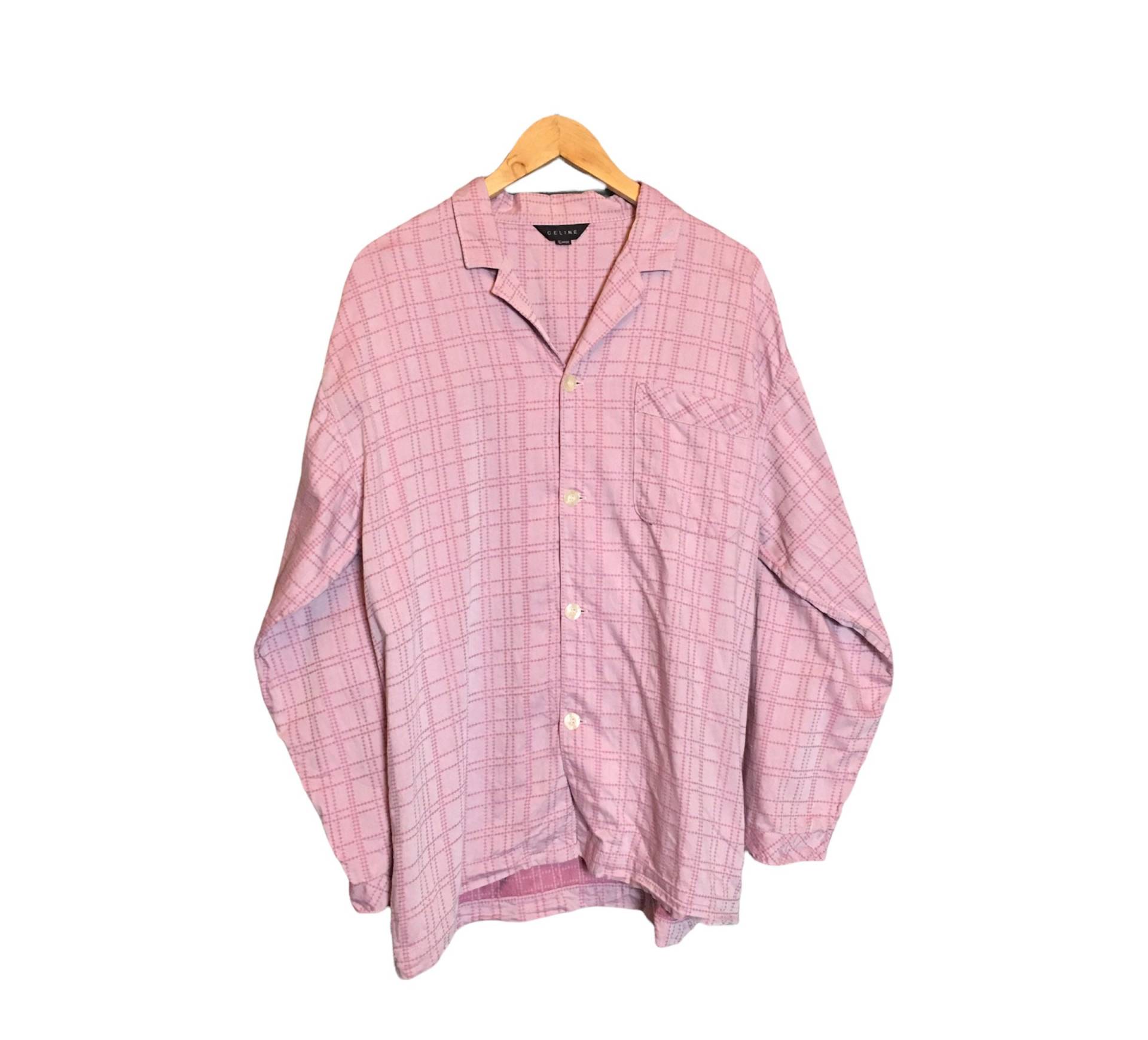 Celine Vintage Check Designer Marke Luxus Pyjama von BackInTheDayShopping
