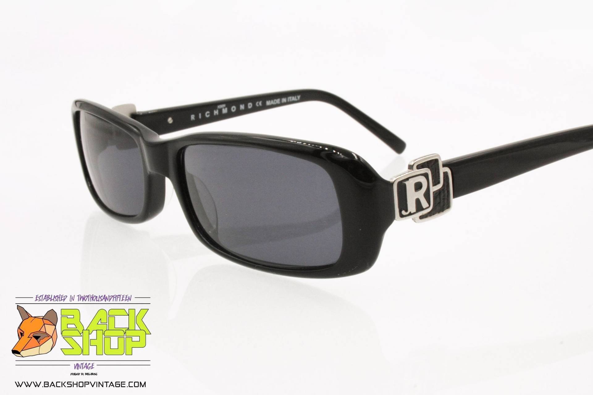 John Richmond Mod. Jr15101, Rechteckige Frauen Vintage Sonnenbrille, New Old Stock von BackShopVintage