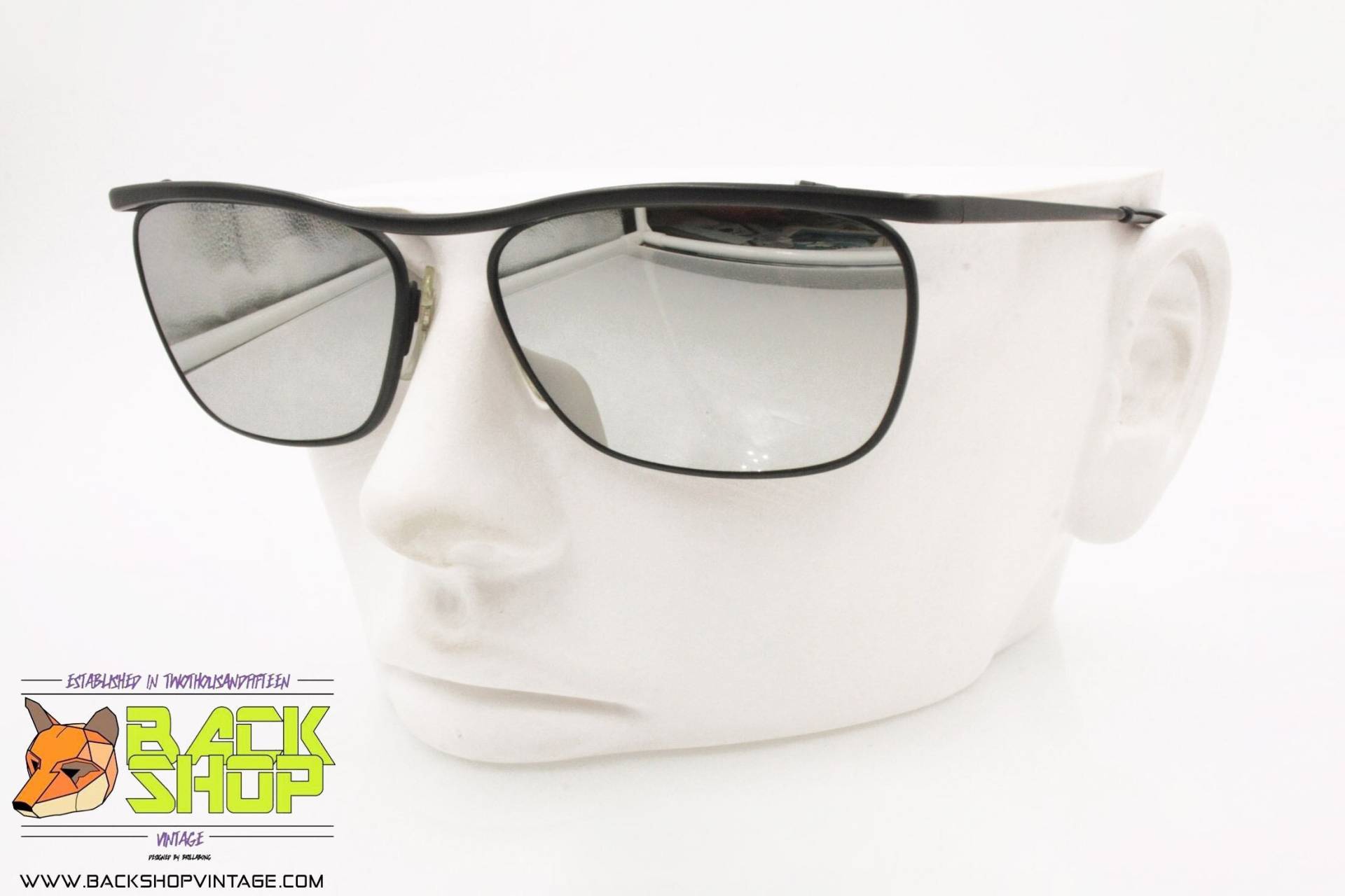 Luxottica Mod. 7031 T65, Vintage 70Er Sonnenbrille Verspiegelte Kristallgläser, New Old Stock von BackShopVintage