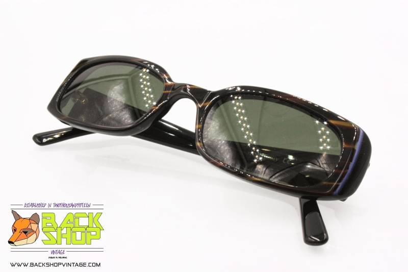 Vintage 1990Er Jahre Sonnenbrille Mod. 2014, Made in Italy, Irisierendes Striatum, New Old Stock von BackShopVintage