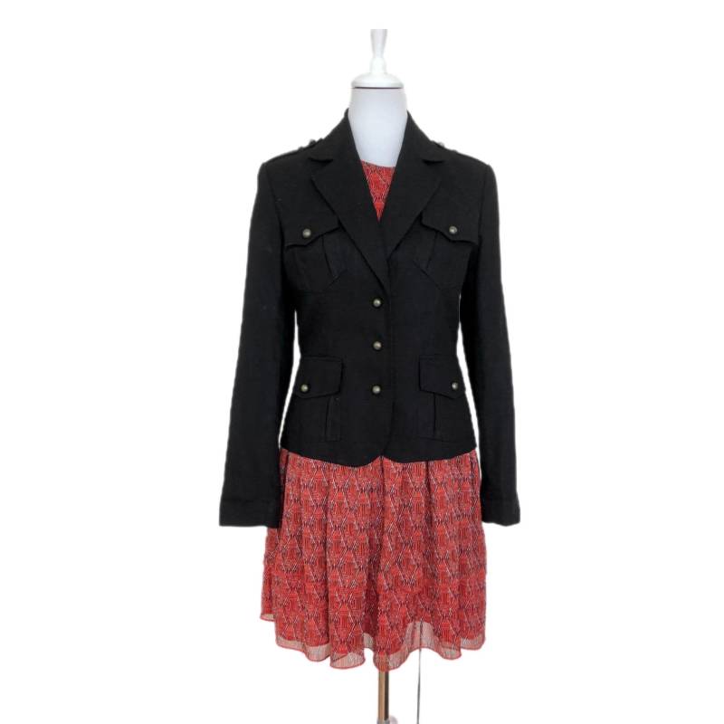 Blazer Apart Schwarz Vintage 2Yk von BackToFutureFashion