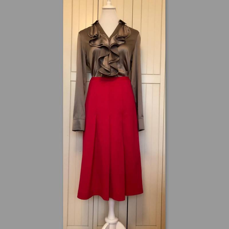 Jerseyrock Rodier Paris Pink Vintage von BackToFutureFashion