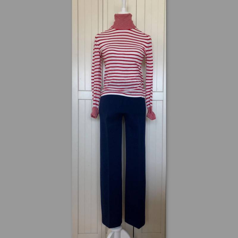 Vintage 70-Er Jerseyhose Bleyle Schurwolle Blau von BackToFutureFashion