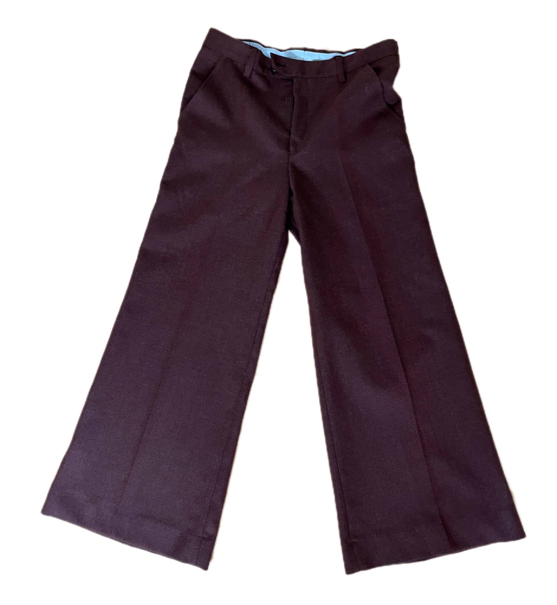 Vintage 70Er Hose Diolen Braun von BackToFutureFashion