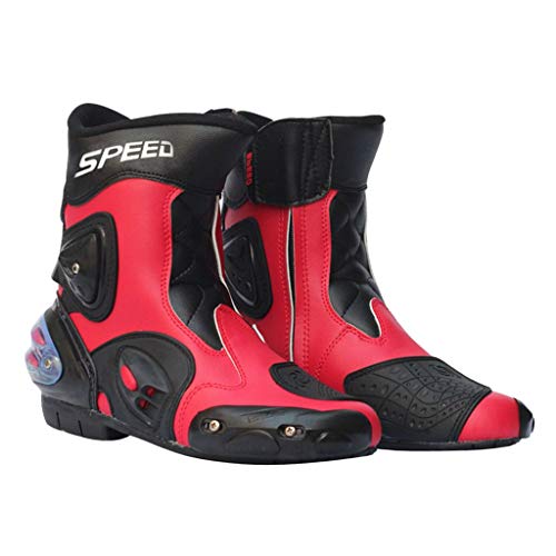 Backbayia Schuhe Herren Fahrrad Motorrad Stiefel Quitation Wasserdicht von Backbayia