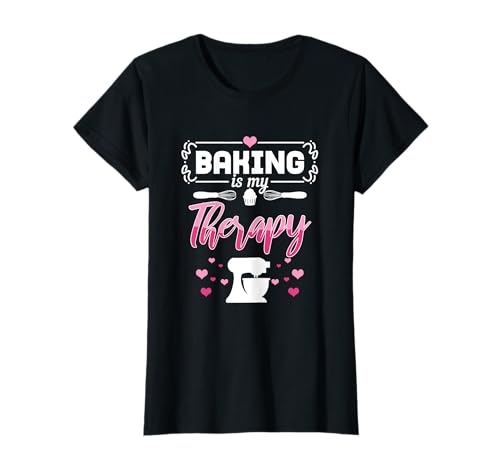 Backen Therapie Mutter Küche Mama Küchenmaschine T-Shirt von Backen Babo