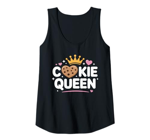 Damen Cookie Queen Bäcker Frau Keks Liebhaber Tank Top von Backen Enthusiast Frauen Gebäck Club