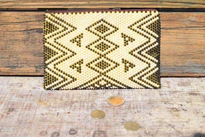 Vintage Perlen Geldbörse 1960S Retro Clutch Vintage Perlen Geldbörse 1960S Retro Clutch von BackinthepastShop