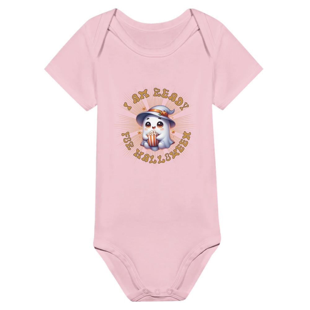 Süßes Geist-strampler, Halloween-Geist-strampler, Funny Halloween-strampler, Halloween Gift, 2024 Halloween, Kurzärmeliger Baby-strampler von Backprintz