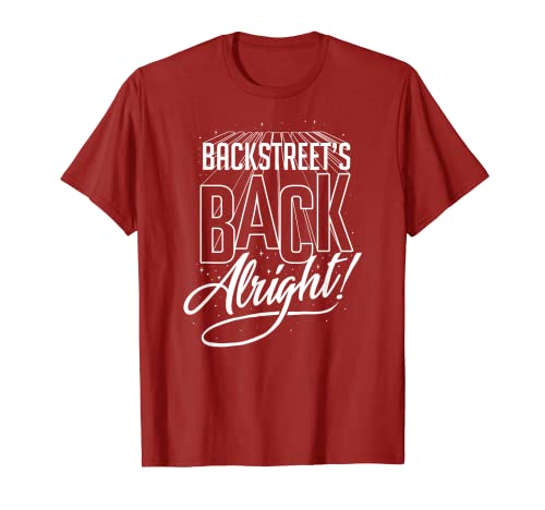 Backstreet Boys – BSB Back Alright On Cranberry T-Shirt von Backstreet Boys