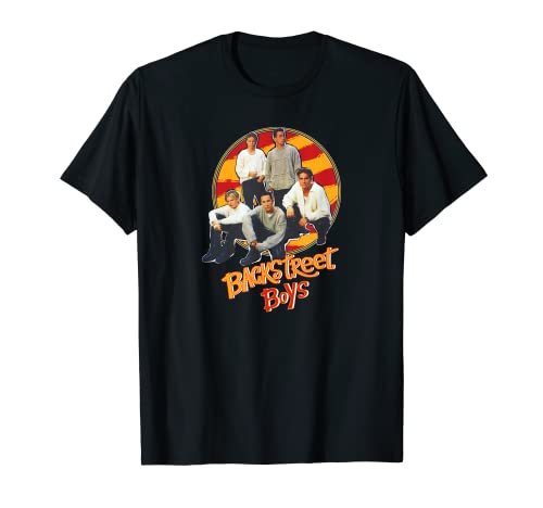 Backstreet Boys - Group Vintage Circle T-Shirt von Backstreet Boys