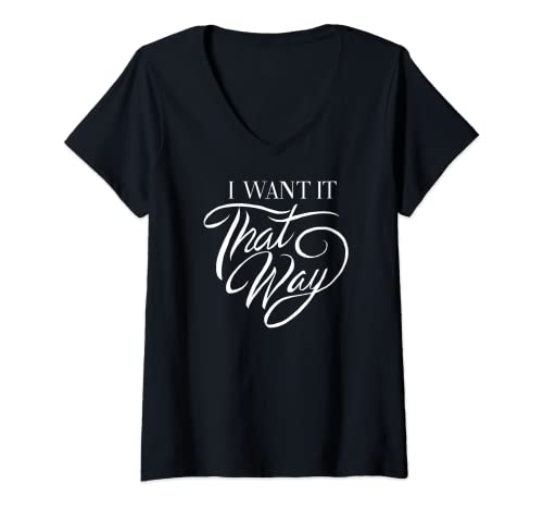 Backstreet Boys – I Want It That Way T-Shirt mit V-Ausschnitt von Backstreet Boys