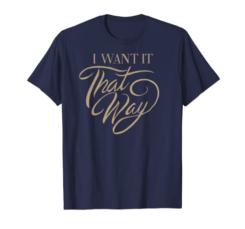 Backstreet Boys – Cursive IWITW On Navy T-Shirt von Backstreet Boys