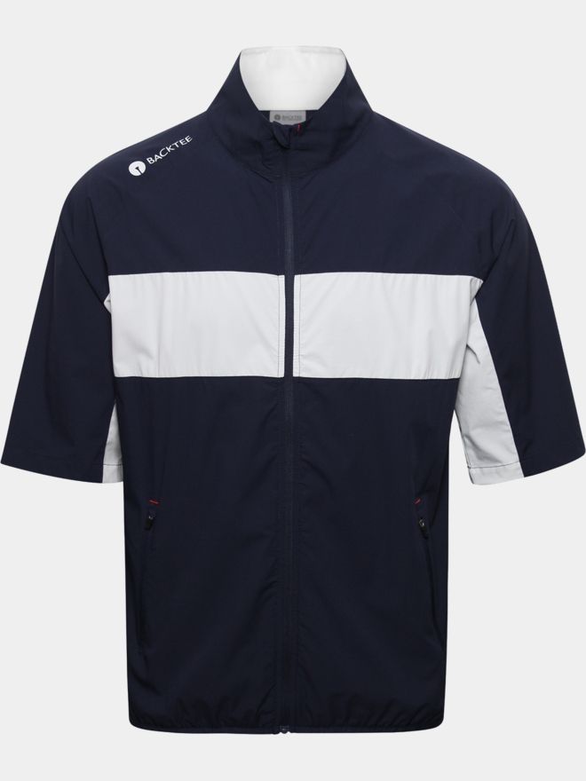 Backtee Halbarm Jacke navy von Backtee