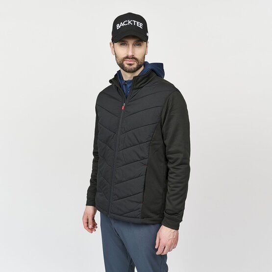 Backtee Hybrid Stretch Jacke schwarz von Backtee