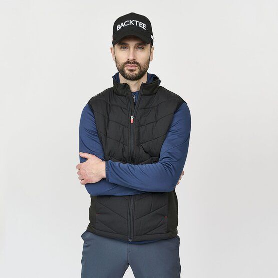 Backtee Hybrid Stretch Weste schwarz von Backtee