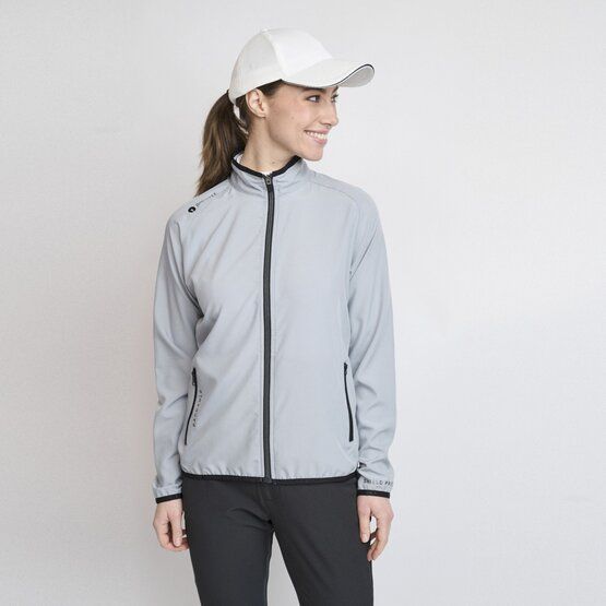 Backtee Ladies 80G Packable Shield Windstopp Jacke grau von Backtee