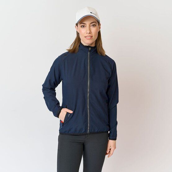 Backtee Ladies 80G Packable Shield Windstopp Jacke navy von Backtee