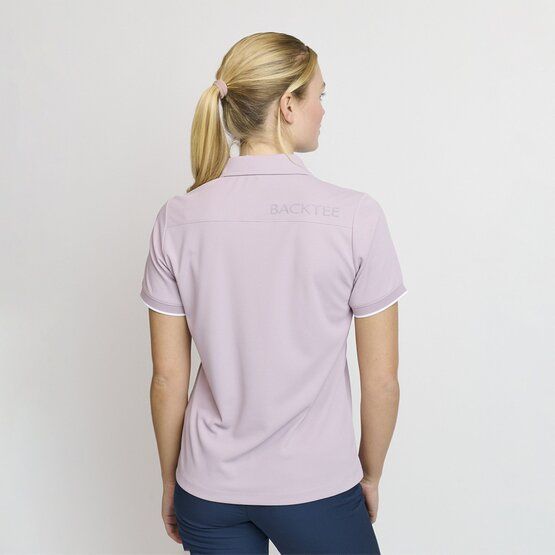 Backtee Ladies Classic Halbarm Polo beere von Backtee