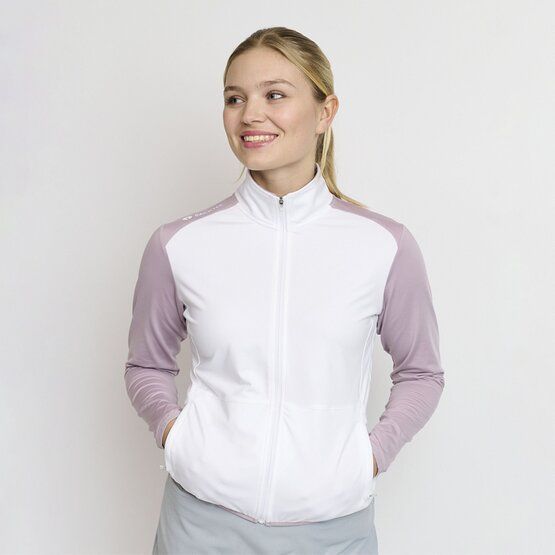 Backtee Ladies Full-Zip Baselayer Stretch Jacke beere von Backtee