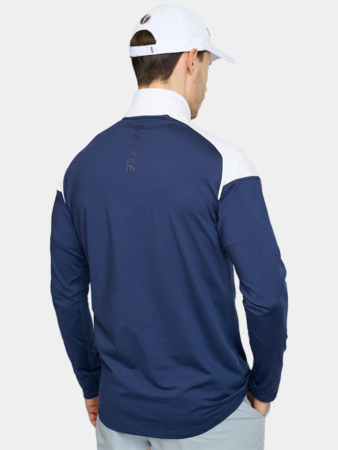 Backtee Major Stretch Midlayer navy von Backtee