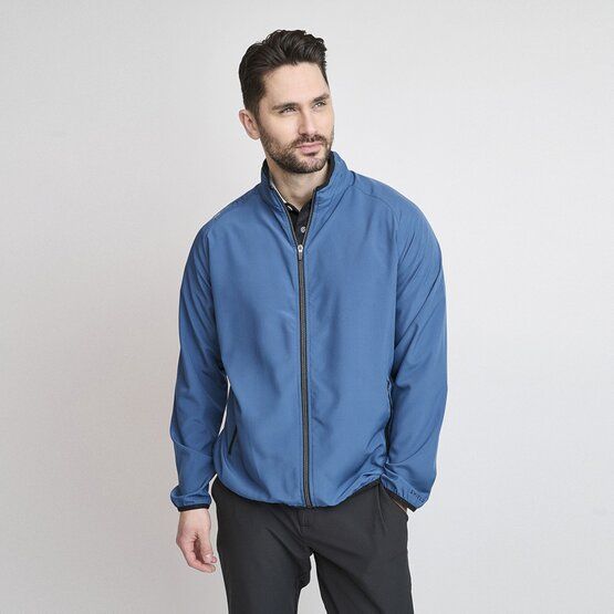 Backtee Mens 80G Packable Shield Windstopp Jacke dunkelblau von Backtee