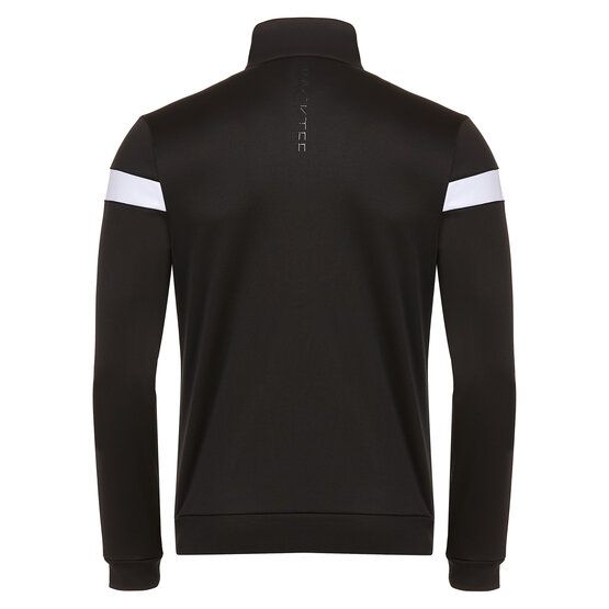 Backtee Mens Full Zip Shield Midlayer Jacke schwarz von Backtee