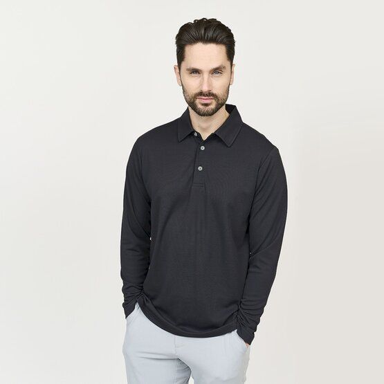 Backtee Performance Langarm Polo schwarz Backtee Performance Langarm Polo schwarz von Backtee