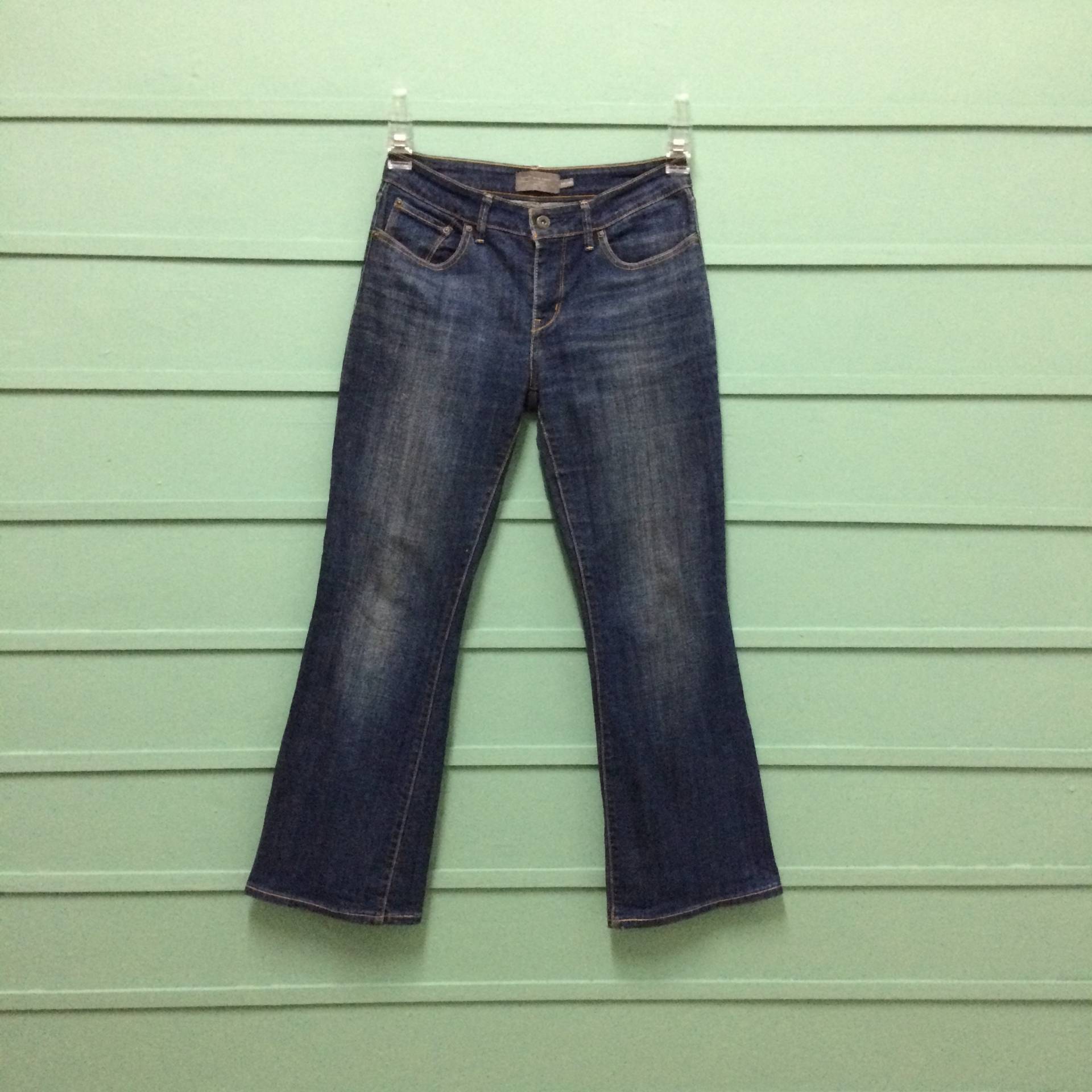Größe 29 Vintage Distressed Levis Bold Curve Classic Bootcut Jeans W29 L29 Stretch Flared Wide Leg Girlfriend Taille 29" von BackyardFashion