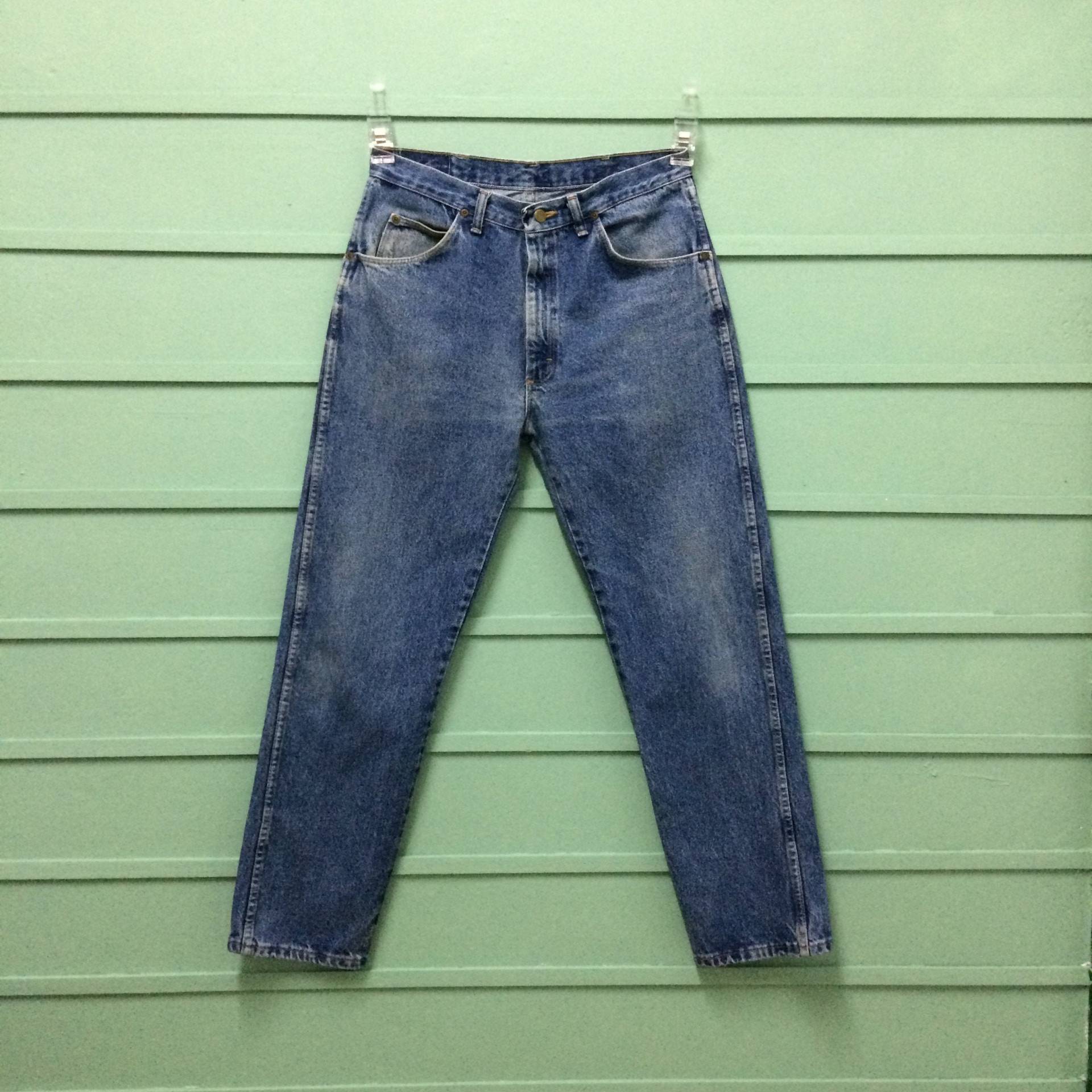 Größe 32 Vintage 90Er Wrangler Western Distressed Jeans W32 L31 Made in Mexico Taille 32" von BackyardFashion