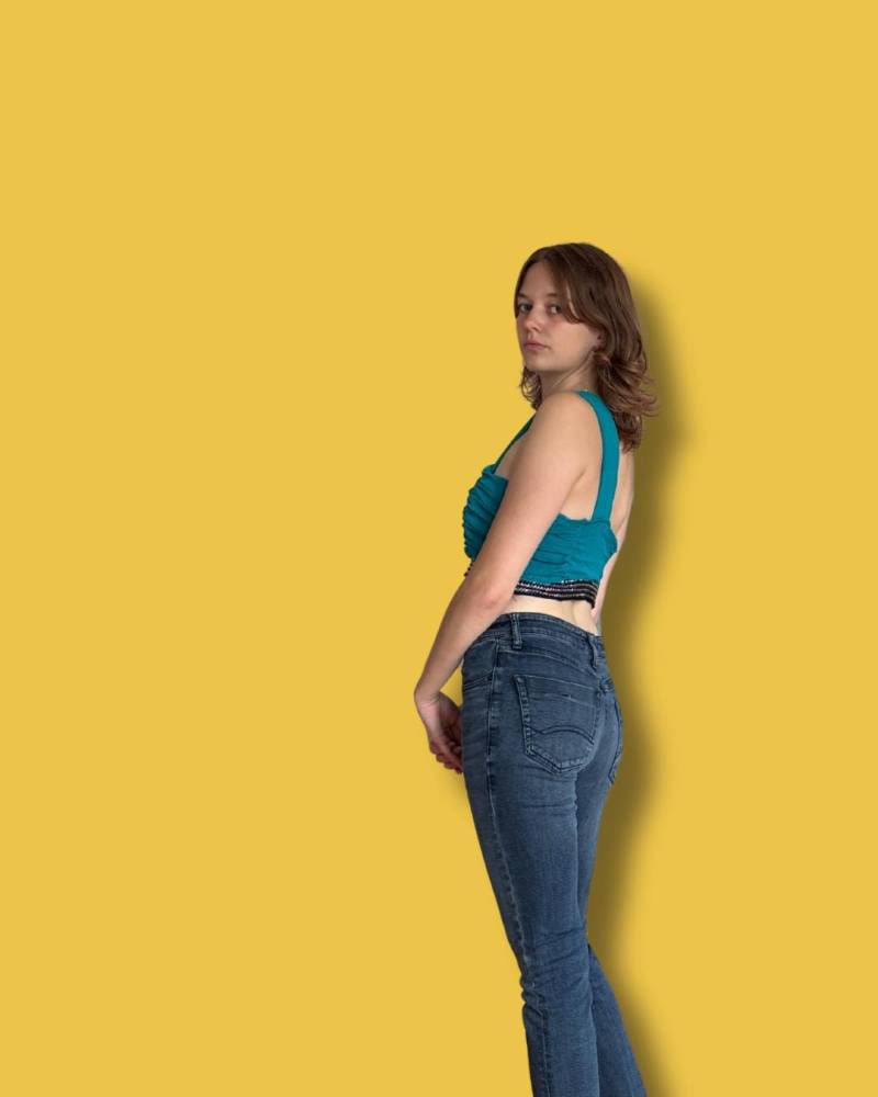 Anouk | Bauchfreies Upcycling Top S/M Anouk | Bauchfreies Upcycling Top S/M von Baczkofied