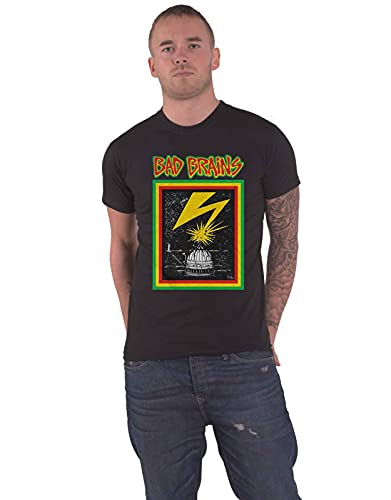 Bad Brains T Shirt Capitol Strike Band Logo Nue offiziell Herren Schwarz L von Bad Brains
