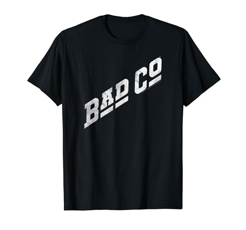 Bad Company Klassisches Logo T-Shirt, Unisex Erwachsene und Kinder, Schwarz, S, Kurzarm, T-Shirt von Bad Company
