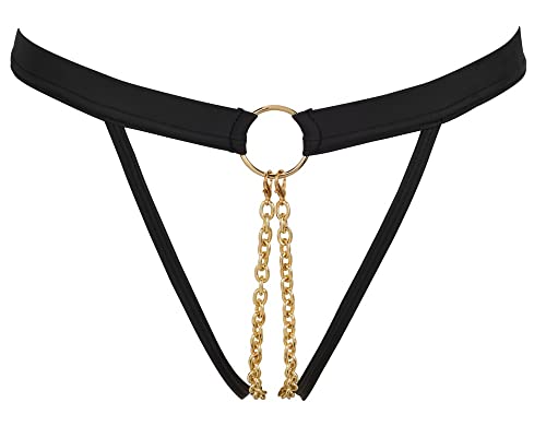 Bad Kitty Damen String-24931361111 G-String, Schwarz, S von Bad Kitty