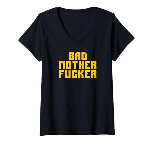 Damen SCHLECHTER MUTTERFUCKER T-Shirt mit V-Ausschnitt Damen SCHLECHTER MUTTERFUCKER T-Shirt mit V-Ausschnitt von Bad Motherfucker Authentic Designs