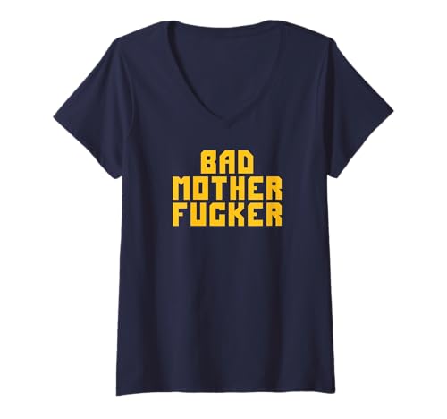 Damen SCHLECHTER MUTTERFUCKER T-Shirt mit V-Ausschnitt Damen SCHLECHTER MUTTERFUCKER T-Shirt mit V-Ausschnitt von Bad Motherfucker Authentic Designs