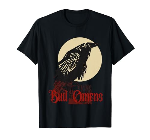 Black Raven On A Dry Branch Grafik-T-Shirts für Herren und Damen T-Shirt von Bad Omens Co.