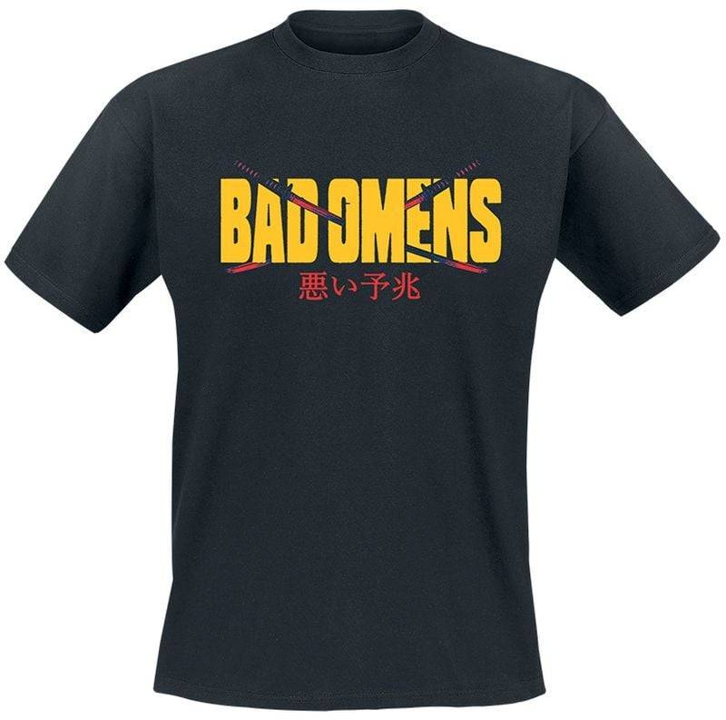 Bad Omens Japanese Deluxe Katana T-Shirt schwarz in 4XL von Bad Omens