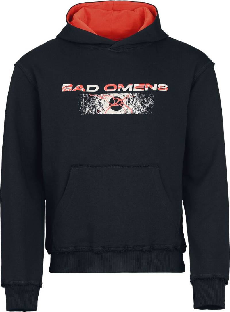 Bad Omens Logo Kapuzenpullover schwarz rot in S Bad Omens Logo Kapuzenpullover schwarz rot in S von Bad Omens